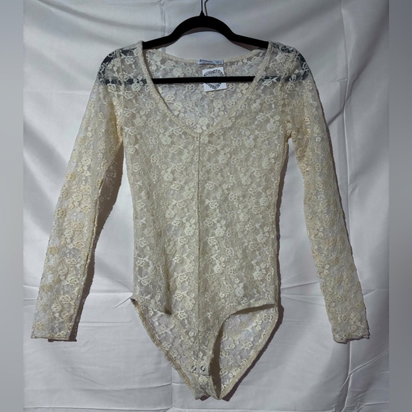 Stradivarius Small Lace Bodysuit Coquette - Picture 1 of 6